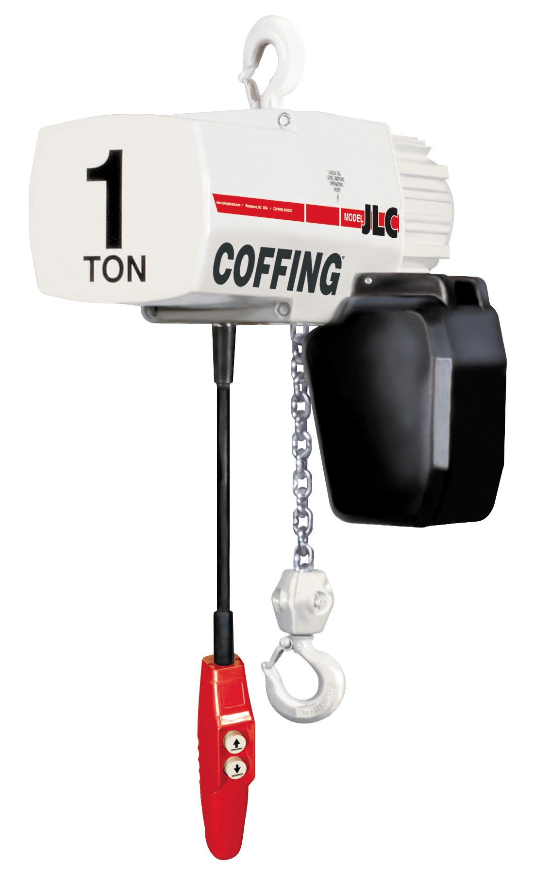 Coffing JLC 1/2 Ton Variable Speed 32 FPM 10' Lift Top Hook